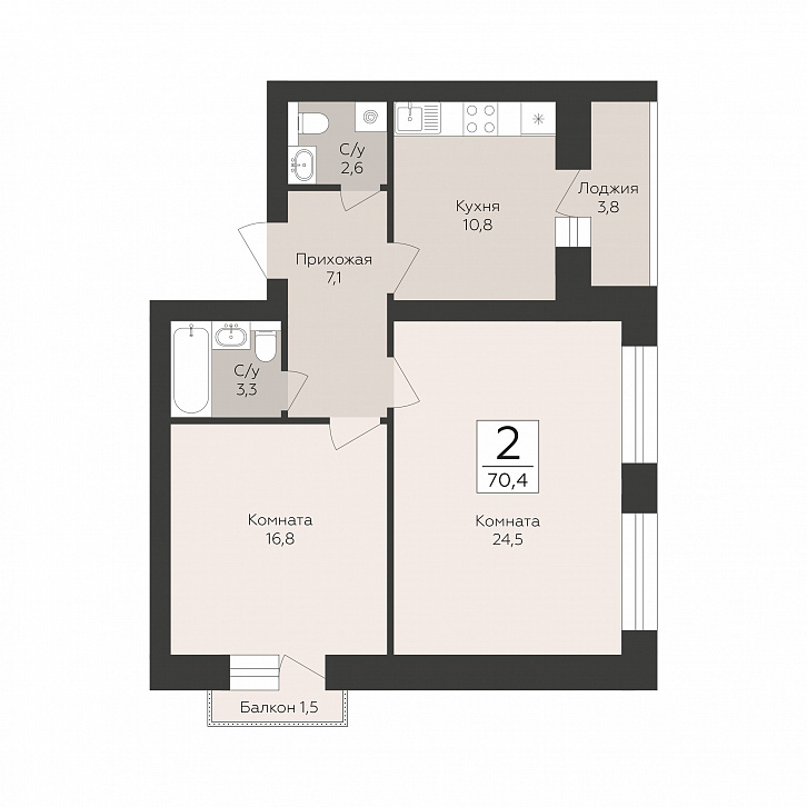 Помещение 0000051262 (Тургенев; Воронежская область, г. Павловск, микрорайон Северный, д. 5) планировка