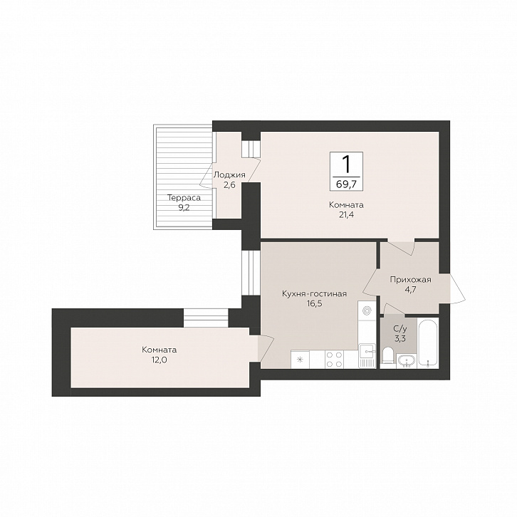 Помещение 0000051253 (Тургенев; Воронежская область, г. Павловск, микрорайон Северный, д. 5) планировка