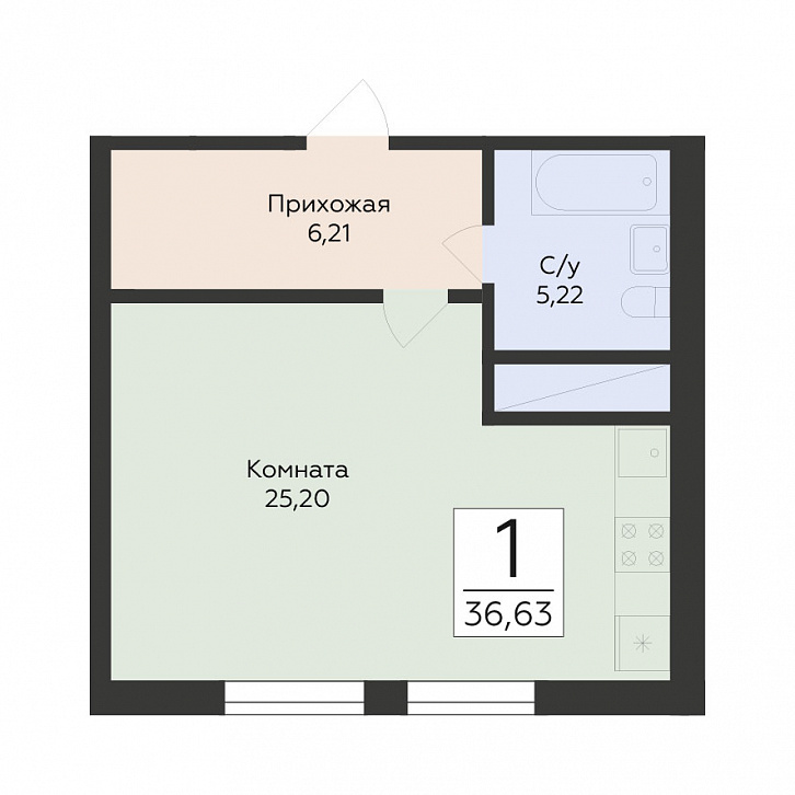 Помещение 0000047397 (Юность; ) планировка
