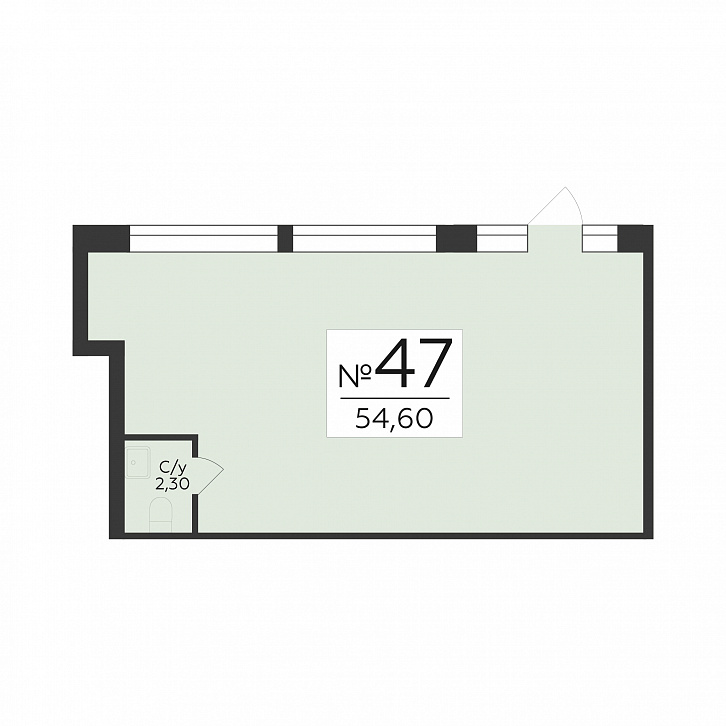 Помещение 0000048346 (Суворов-сити 2; ) планировка