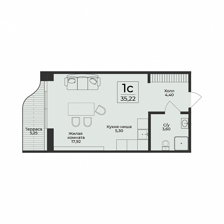 Помещение 0000050593 (Нега; Республика Крым,г.Алушта, ул. Глазгрицкого,16) планировка