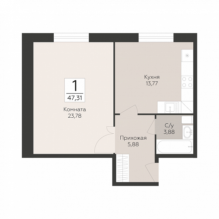 Помещение 0000051811 (Пахра сити; МО,г. Подольск, б р Красногвардейский, д. 33А, 33Б) планировка