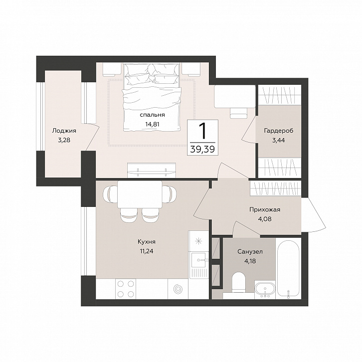 Помещение 0000050279 (Эклипс; Воронеж, наб. Массалитинова, д. 1/1) планировка