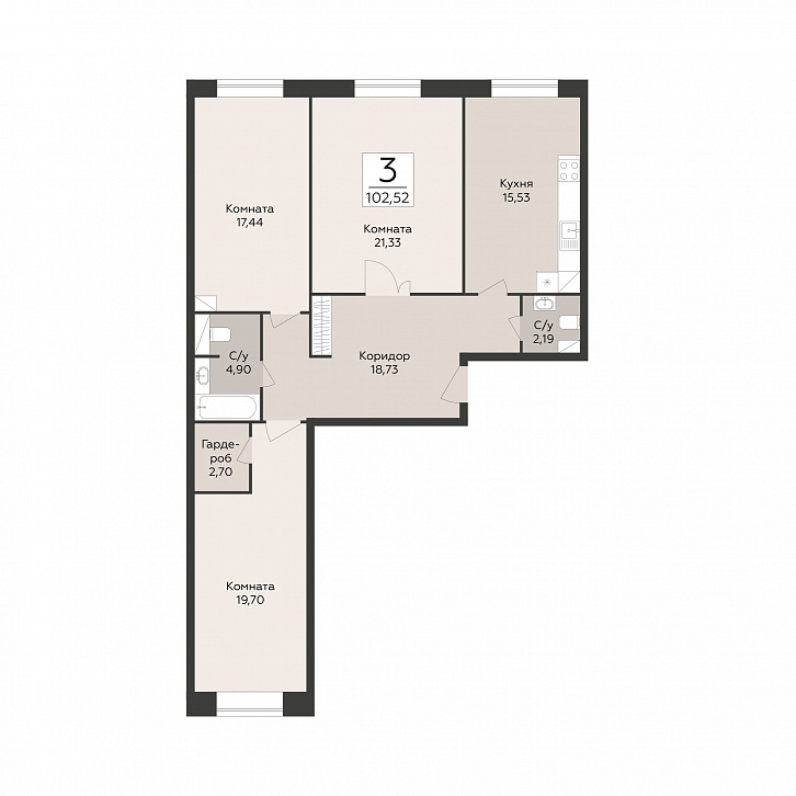 Помещение 0000051574 (Пахра сити) планировка