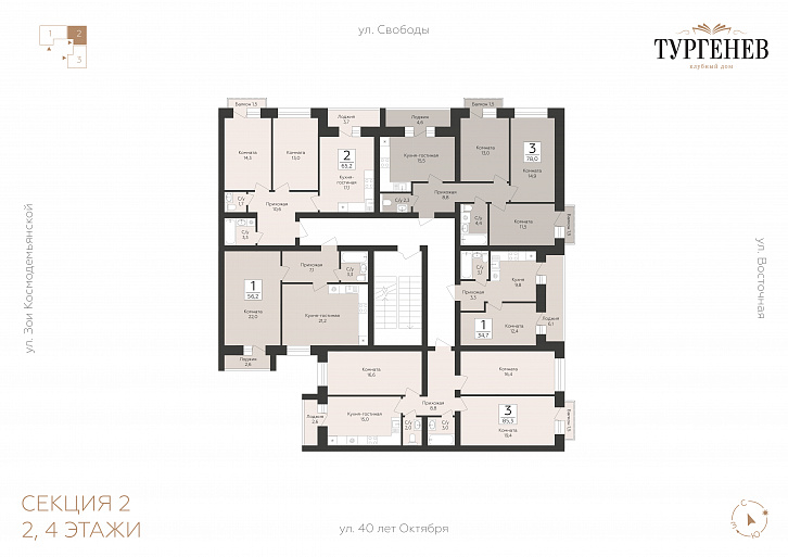 Помещение 0000051252 (Тургенев; Воронежская область, г. Павловск, микрорайон Северный, д. 5) план этажа