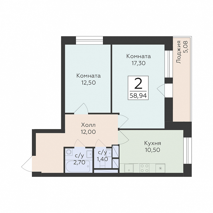 Помещение 0000037581 (Малаховский; ) планировка