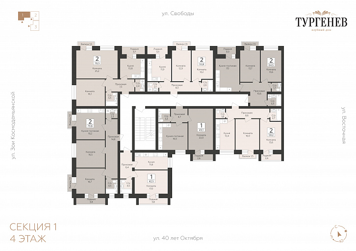 Помещение 0000051228 (Тургенев; Воронежская область, г. Павловск, микрорайон Северный, д. 5) план этажа