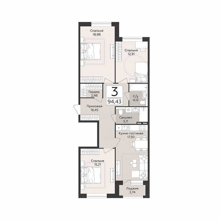 Помещение 0000050322 (Эклипс; ) планировка