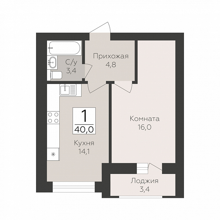 Помещение 0000051100 (Ритм; Воронежская область, г. Бутурлиновка, ул. Студенческая, 3) планировка