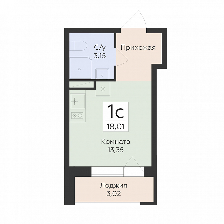 Помещение 0000027098 (Квартал 45; ) планировка