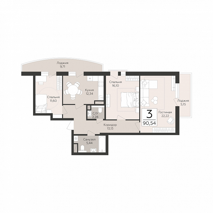 Помещение 0000050928 (Скай; ) планировка