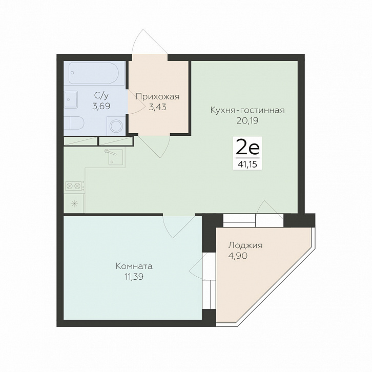 Помещение 0000042816 (Flora; ) планировка