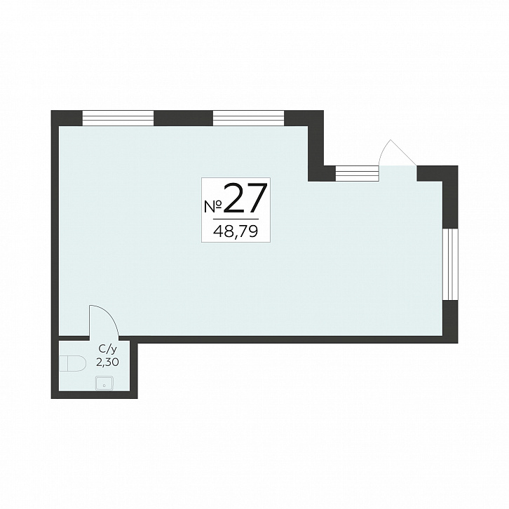 Помещение 0000042354 (Романовский; Воронеж, ул. Чапаева, 68а) планировка