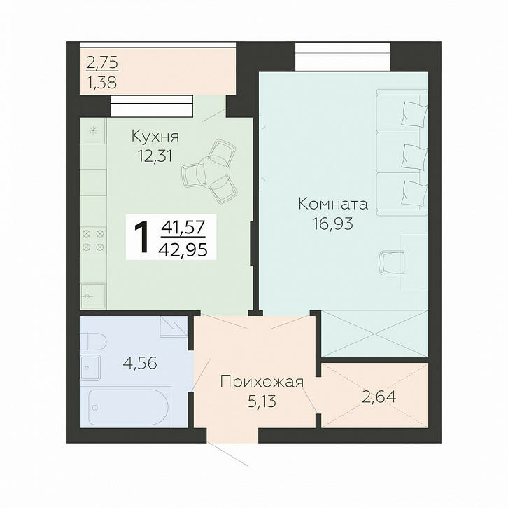 Помещение 0000019335 (Галактика 2|3; ) планировка