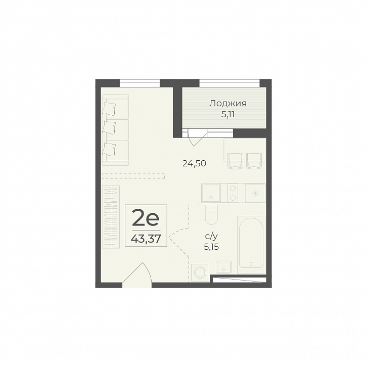 Помещение 0000036621 (Botanica) планировка