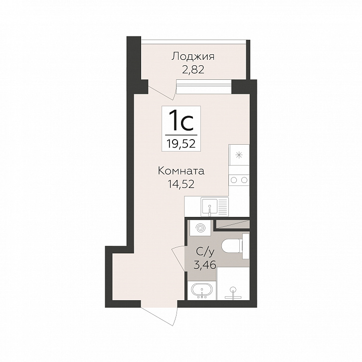 Помещение 0000052283 (Квартал 45; Воронеж, улица 45-й Стрелковой Дивизии) планировка