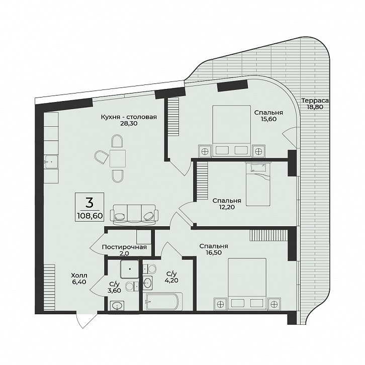 Помещение 0000050565 (Нега; ) планировка