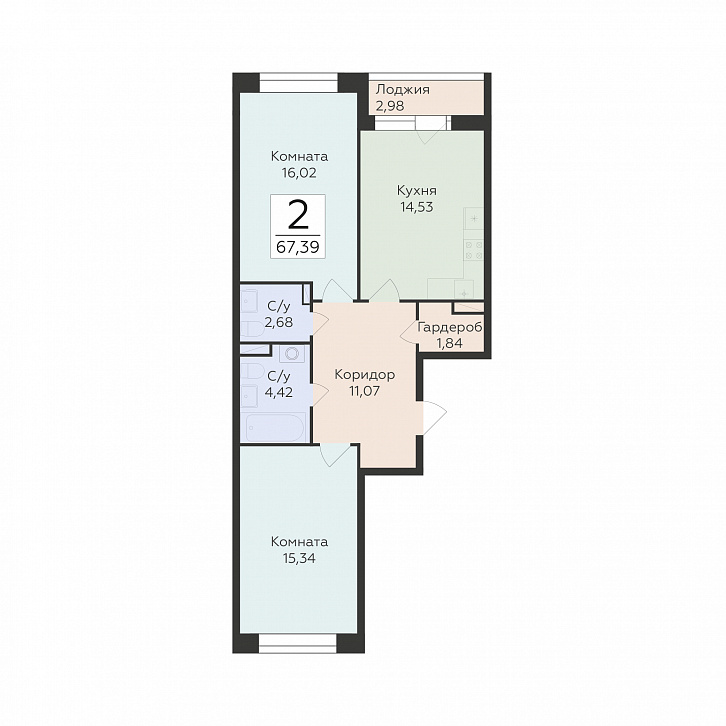 Помещение 0000043253 (Октябрьский квартал; ул. Матросова, 64а) планировка