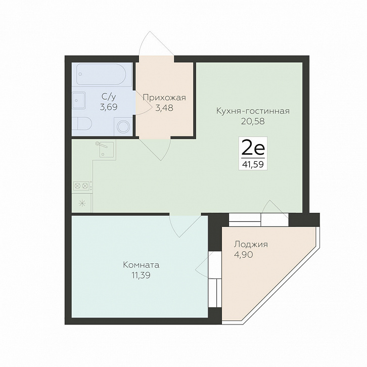 Помещение 0000042738 (Flora; ) планировка