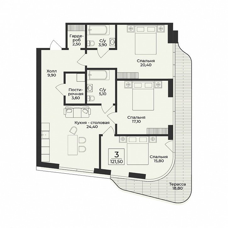 Помещение 0000050566 (Нега; ) планировка