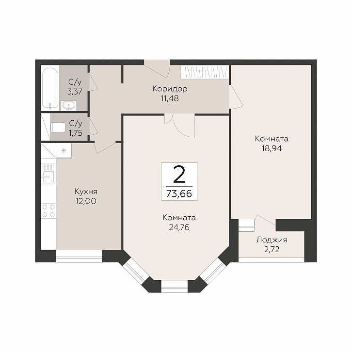 Помещение 0000051508 (Пахра сити; МО,г. Подольск, б р Красногвардейский, д. 33А, 33Б) планировка