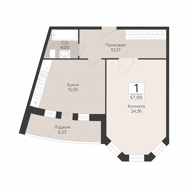Помещение 0000051744 (Пахра сити; МО,г. Подольск, б р Красногвардейский, д. 33А, 33Б) планировка