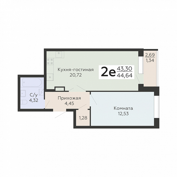 Помещение 0000026892 (Никитинские сады; ) планировка