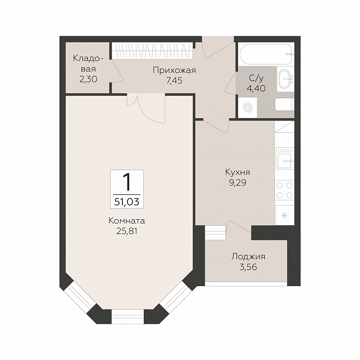 Помещение 0000051335 (Пахра сити; МО,г. Подольск, б р Красногвардейский, д. 33А, 33Б) планировка