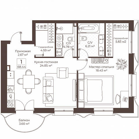 Планировка 000011376