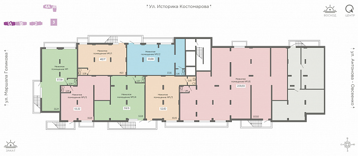 Помещение 0000028233 (Галактика 2|3; г. Воронеж, ул. Независимости, 78, 78б) план этажа