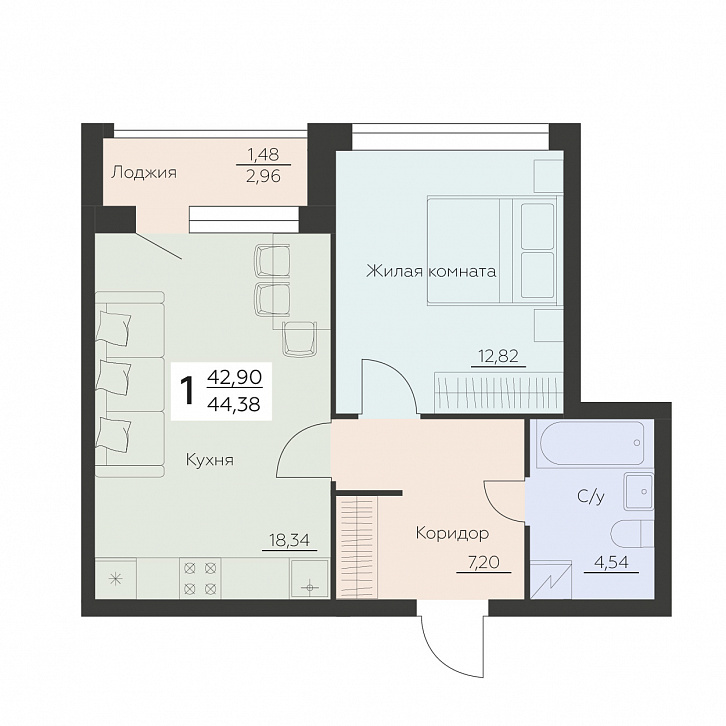 Помещение 0000035006 (Заря) планировка