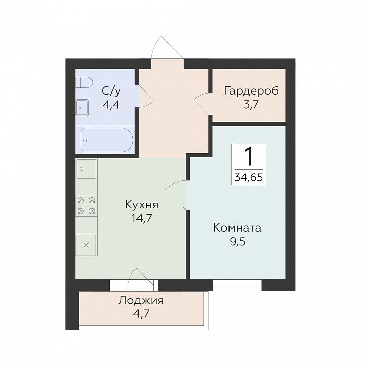 Помещение 0000044242 (Классики; Самара, ул. Победы, 14а) планировка