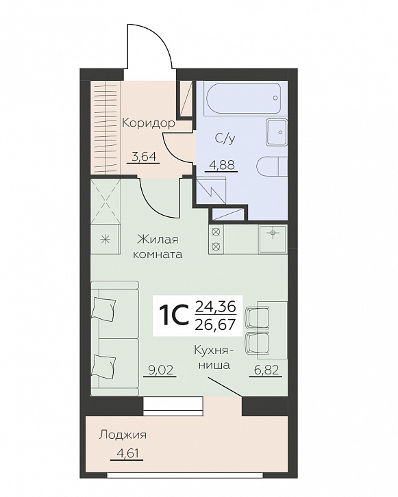 Помещение 0000034862 (Заря; ) планировка