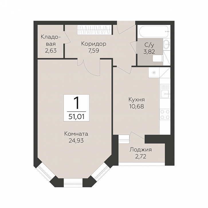 Помещение 0000051509 (Пахра сити; МО,г. Подольск, б р Красногвардейский, д. 33А, 33Б) планировка