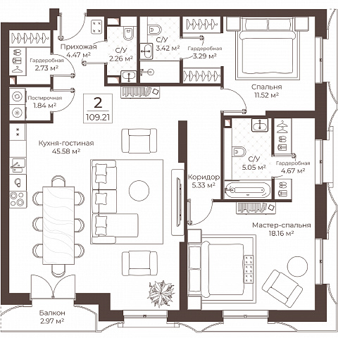 Планировка 000011340