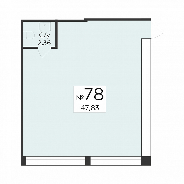 Помещение 0000048695 (Суворов-сити 2; г. Воронеж, ул. Матросова, 64а) планировка