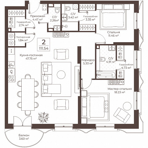 Планировка 000011345