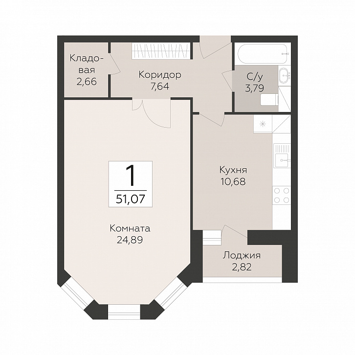 Помещение 0000051609 (Пахра сити; МО,г. Подольск, б р Красногвардейский, д. 33А, 33Б) планировка