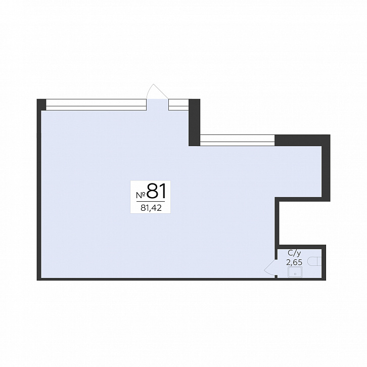 Помещение 0000048698 (Суворов-сити 2; г. Воронеж, ул. Матросова, 64а) планировка