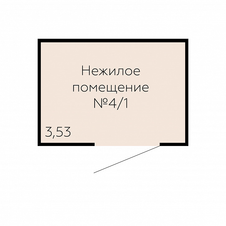 Помещение 0000040477 (Зарядье; Воронеж, ул. Электросигнальная, 9а) планировка