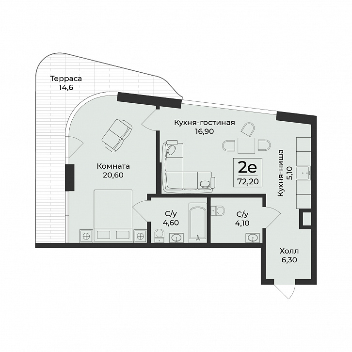 Помещение 0000046795 (Нега; ) планировка