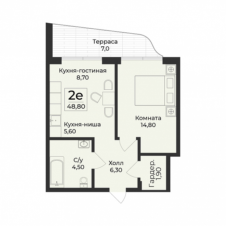 Помещение 0000046823 (Нега; ) планировка