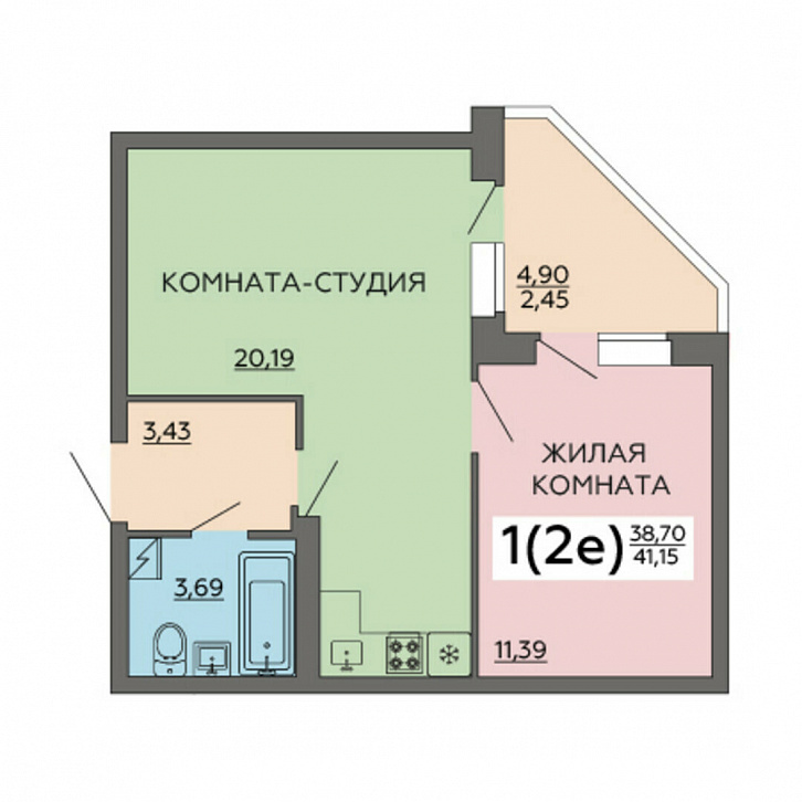 Помещение 0000015112 (Авиатор 2; ) планировка