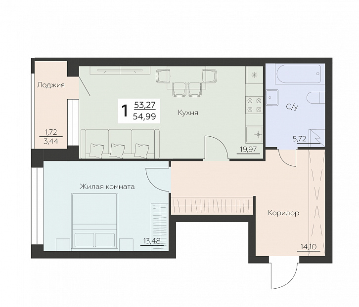 Помещение 0000035040 (Заря) планировка