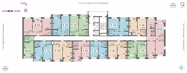Помещение 0000017892 (Галактика 2|3; Воронеж, ул. Независимости, 78) план этажа