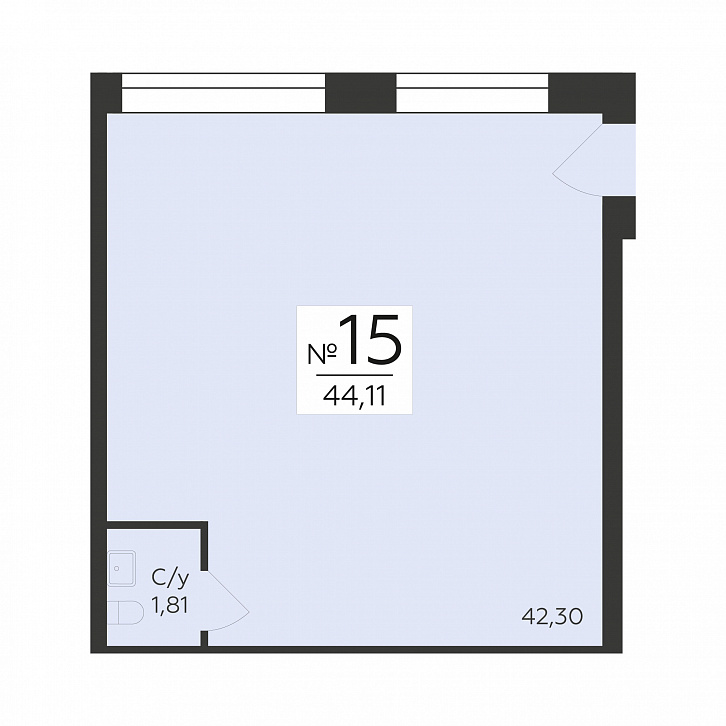 Помещение 0000045676 (Октябрьский квартал; ул. Матросова, 64а) планировка