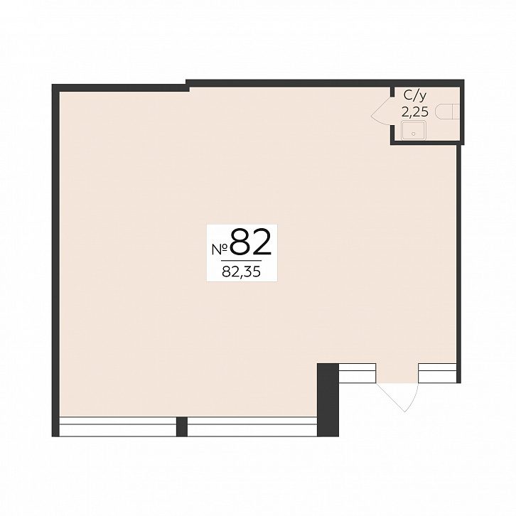 Помещение 0000048699 (Суворов-сити 2; г. Воронеж, ул. Матросова, 64а) планировка