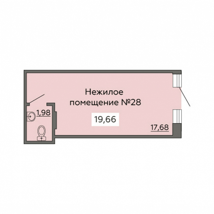 Помещение 0000023491 (Авиапарк; г. Воронеж, ул. Острогожская, 164 ) планировка