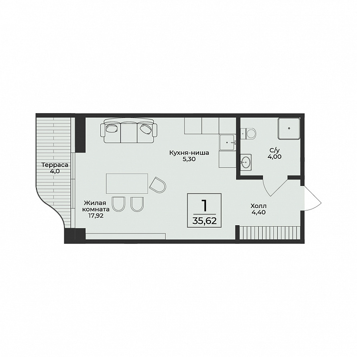 Помещение 0000050555 (Нега; ) планировка