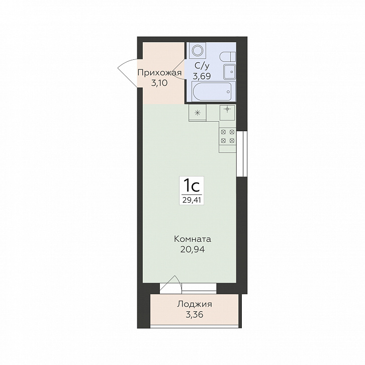 Помещение 0000042588 (Flora; ) планировка